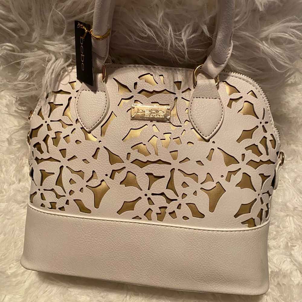 Denise White Small Dome Purse